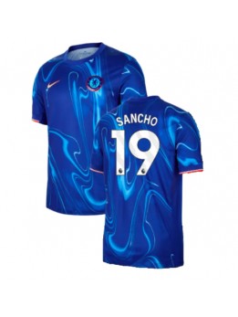 Chelsea Jadon Sancho #19 Replika Hemmakläder 2024-25 Kortärmad